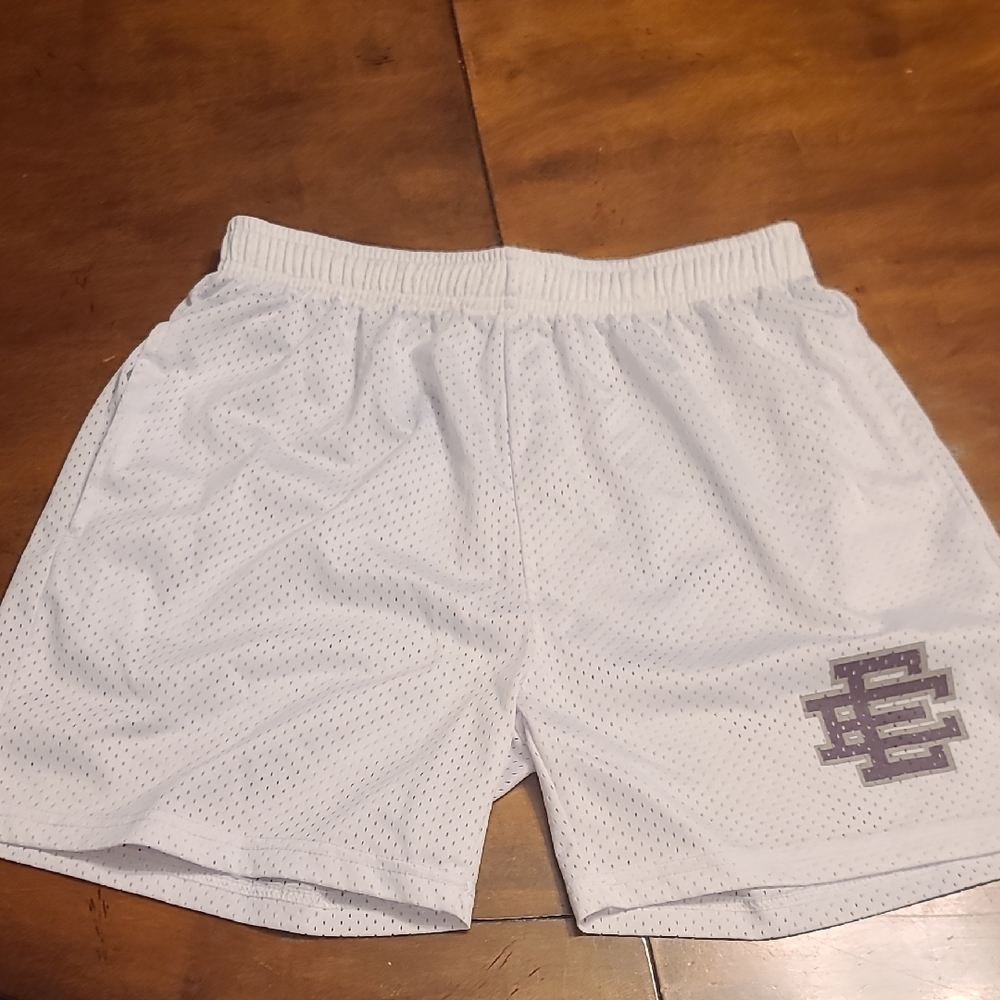 Eric Emanuel White Athletic Shorts